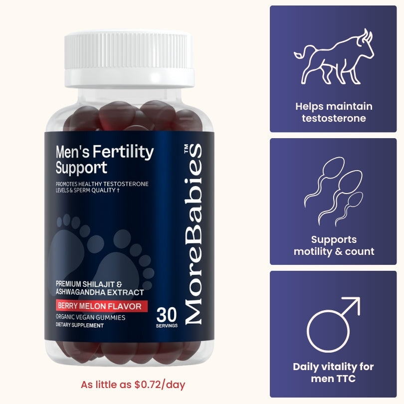 Men's Fertility Support | Shilajit Gummies with Ashwagandha